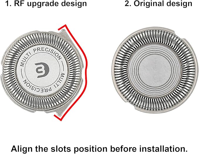 SH30 Replacement Blades for Philips Norelco Shaver Series 3000 2000 1000 9 PC-Pack and 1 1pcs Retaining Ring