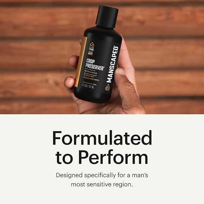 MANSCAPED® The Crop Preserver® &amp Crop Soother™ Men's Anti-Chafing Ball Deodorant with Cooling Aloe Vera &amp Groin Grooming Aftershave Lotion Infused with Colloidal Oats &amp Shea Butter