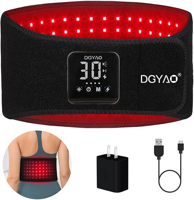 D MAX Cordless Red Light Therapy Belt + Shoulder Wrap