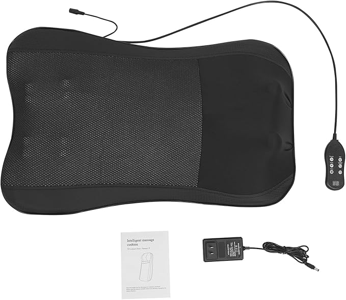 Back Massager with Heat15.75X5.51X23.62In Electric Back Massager Shoulder Neck Instrument for Cervical Vertebrae with Three Intensity Levels for Men Women Mom Dad