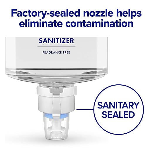 PURELL Advanced Hand Sanitizer Foam Clean Scent 1200 mL Refill for PURELL ES8 Automatic Hand Sanitizer Dispenser (Pack of 2) - 7753-02