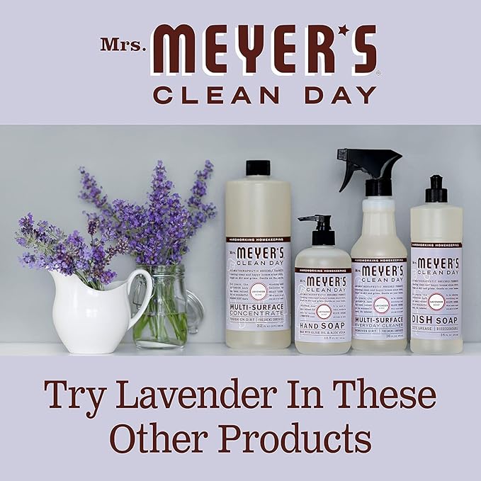 Mrs. MEYER'S Clean Day Body Wash Lavender 16 Fl Oz (Pack of 6)