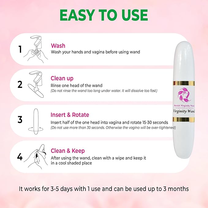 Merich Magic Tongkat Madura Virginity Wand Instant Result Tightening Rejuvenation Stick Natural Vaginal Stick for Tightening and Cleaning