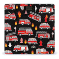 Women's Digital Bathroom Weighing Scale Automatic Switch Energy Saving Scale Smart Scale for Body Weight Red Fire Trucks Black