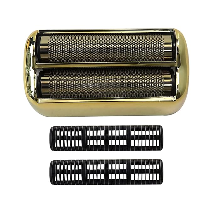 Upgraded Version Gold Double Foil and Cutters Replacement Set for Foil Shaver