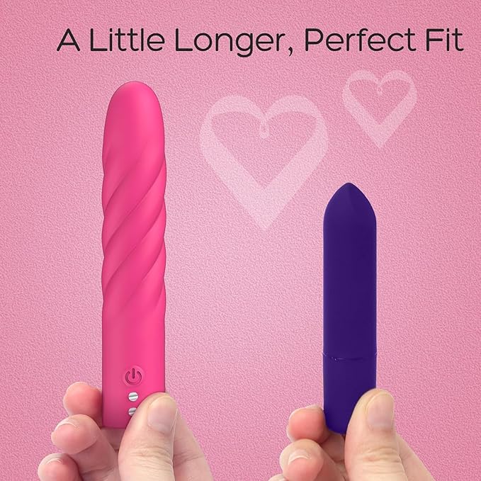 2026 New Edition Travel Pocket Bullet Tool Powerful Quiet 20 Modes Mini StickHandheld Personal Bullet Massage Rod for Women Portable Silicone Massage for Body Relax K6458M