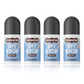Scrubbingtons Pit Stop Kid’s Deodorant Children’s Roll-On Deodorant with Gentle Formulation Aluminium and Alcohol Free Coconut Scent – 75ml Quad Pack