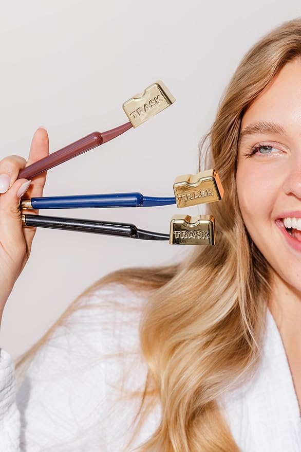 TRASK The Better Brush - Luxury Soft Bristle Dentist Designed Manual Toothbrush for Adults Coffee Bean