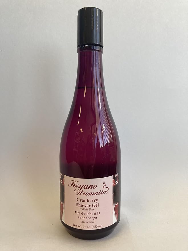 Keyano Aromatics Cranberry Shower Gel 12 Oz.