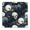 Smart Scale for Body Weight Digital Bathroom Weighing Scale Energy Saving Scale Halloween Full Moon Raven Goth Skulls