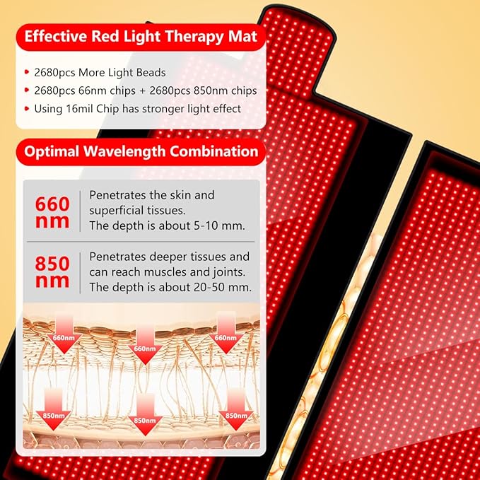 Full Body Infrared Red Light Therapy Blanket Bag with 2680pcs LEDs