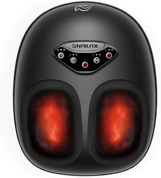 Snailax Cordless Neck Massager and Shiatsu Foot Massager
