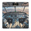 Airplane Cockpit Scale for Body Weight Smart Scales Digital Bathroom Scale High Precision Weighing Scales with Large Display Weighing Machine for People