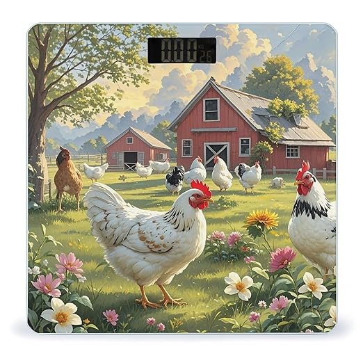 Chickens and Farm Scale for Body Weight Smart Scales Digital Bathroom Scale High Precision Weighing Scales with Large Display Weighing Machine for People