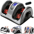 TISSCARE Shiatsu Foot Massager with Heat: FSA Eligible HSA Foot Massager for Neuropathy Plantar Fasciitis and Pain Relief-Massage Feet/Leg/Calf/Ankle at Home/Office Gifts for Women and Men(Gray)