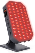 Red Light Therapy Panel for Face Body 660nm 850nm Near Infrared Light Device with Timer 60 Dual Chip Clinical Grade LEDs for Skin Health Recovery Pain Improve Sleep Energy Anti Aging
