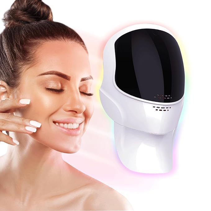 Led Light Therapy Mask Led Fack Mask Light Therapy for Face and Neck 7 Modes Red Light Therapy Mask for Wonem &amp Men Rechageable Skin Care Mask for Home Use Working Travel Yoga