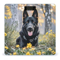 Black German Shepherd Dog Weight Scale Highly Accurate Digital Weighing Scale with Large LCD Display Smart Bathroom Scales for Home Bedrooms and Gift Giving