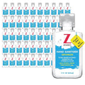 Zoviro Hand Sanitizer Gel 2 Fl Oz Flip-Cap Bottle Moisturizing with Essential Oils and Aloe Refreshing Scent Rinse-Free Formula Mini Hand Sanitizer Travel Size (Pack of 50)