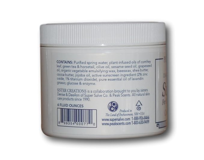 by Super Salve 6oz Natural sunscreen packed with antioxidants