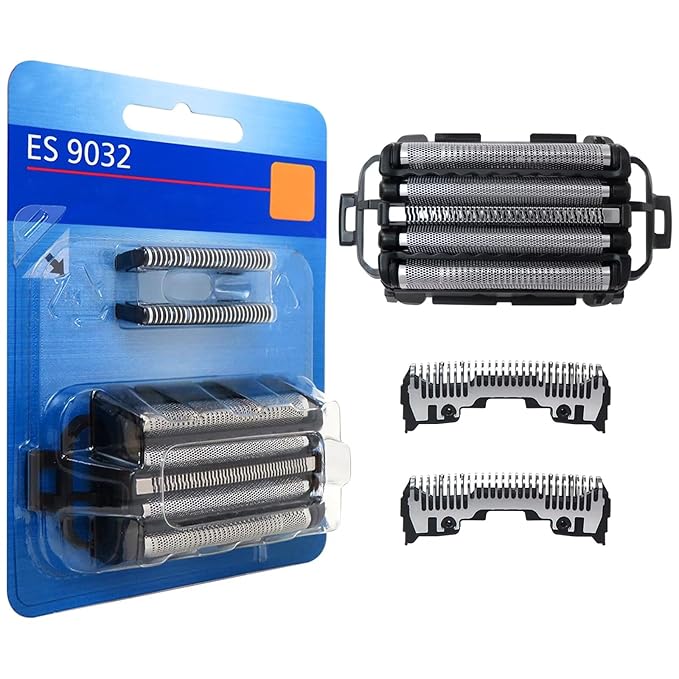 Premium High-Version WES9032P Men's Electric Razor Replacement Inner Blade &amp Outer Foil Set Replacement for Panasonic ES-LV97-K ES-LV67-K ES-LV95-S ES-LV65-S