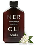 AEOLIS Refreshing Shower Gel with Neroli and Olive Leaves – Greek Olive Oil Shower Gel for Men &amp Women – Clean Beauty Body Cleanser – Natural Skincare from Greece – Invigorating Body Care 9.12 Fl