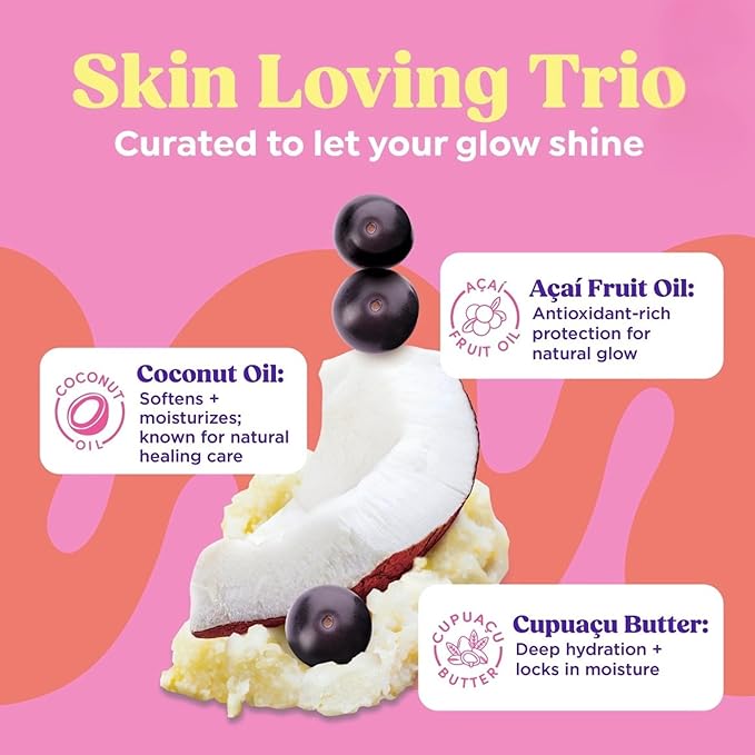 PDC Brands Sunryz Limited Edition Summer Scented Body Wash and Whipped Body Cream Duo Petal Splash 12 FL OZ Body Wash 8 OZ Body Cream 2 Piece Set