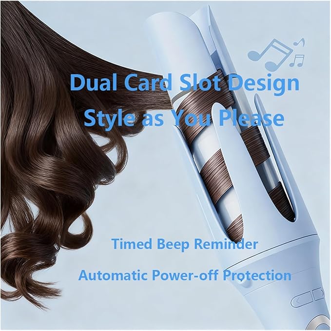 Automatic Curling Iron with 28/32/40mm Barrels - Rapid Heating Scald Design for Long-Lasting Curls(SL318Pink)