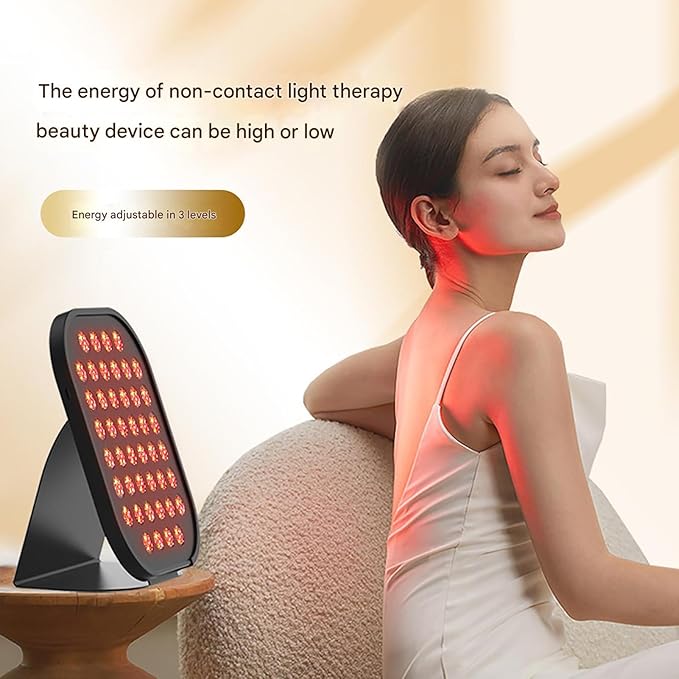GOURIXIN Red Light Therapy Panels for Body Face 5 Effective Wavelengths Rechargeable Infrared Red Light Therapy Device for Home and Travel Use Rejuvenate Skin Relieve Pain