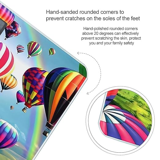 Hot Air Balloons Scale for Body Weight Digital Bathroom Scale Precision Smart Weighing Scales with Clear LED Display Accurate High Precision Scales Weighing Machine