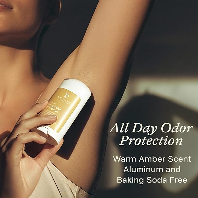 Natural Deodorant for Women - Aluminum &amp Baking Soda Free USA Made for Long-Lasting Odor Protection Made with 55% Organic Ingredients Kid &amp Sensitive Skin Safe Magnesium Deodorant