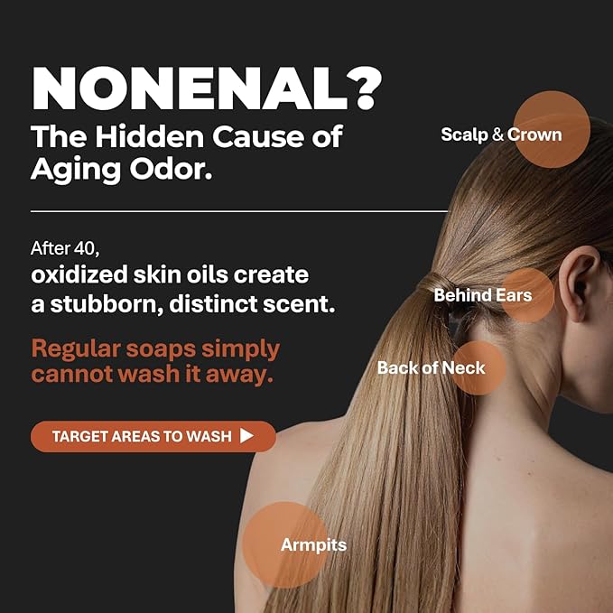 Body Wash for Aging Body Odor &amp Nonenal – Korean Fermented Persimmon Extract Reduces Body Odor up to 92.3% CICA &amp Ceramide for Sensitive Skin Sulfate-Free (17.6 oz / 500g)