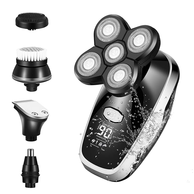 Electric Razor for Men All in one wet dry grooming electric shaver digital display hair trimmer beard electric razor men facial&ampbody shaving machine