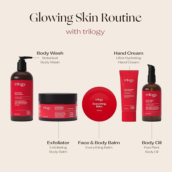 Trilogy Botanical Body Wash Luxurious Spa Experience with Rosehip Oil 16.9 fl oz