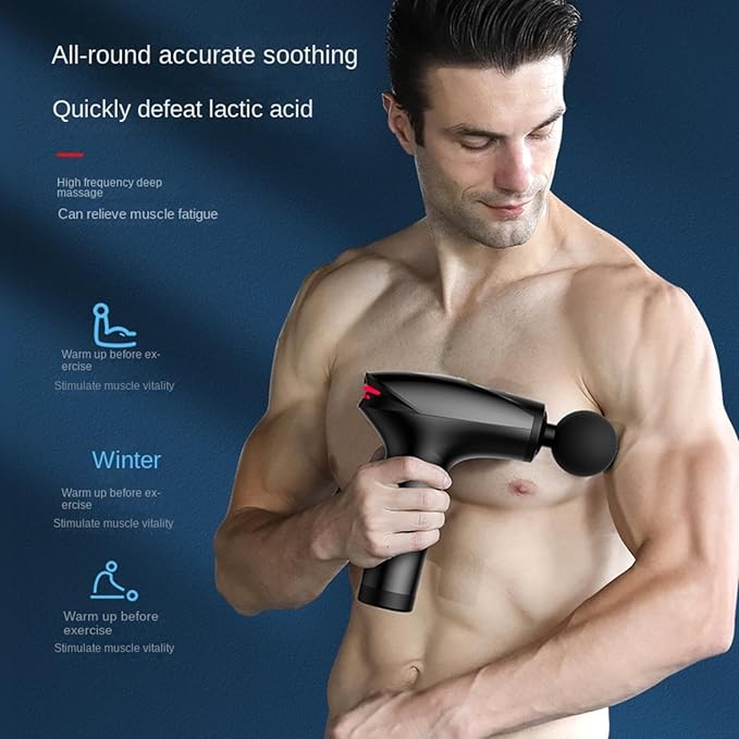 KAYNO New Massage Gun Muscle Impact Massager Portable Vibration Relaxation Instrument Fitness Electric Fascia