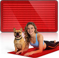 Full Body Red Light Therapy Mat with 640 LEDs 3-in-1 660nm &amp 850nm TPU Infrared Light Blanket 38 x 23.6 Foldable Therapy Pad with Timer Controller Pulse Modes for Home Use 48W