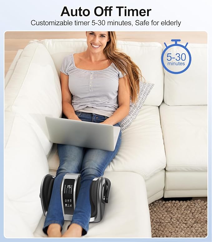 CARESKY® Shiatsu Foot Massager with Heat and Remote-FSA Eligible HSA Electric Deep Kneading Foot Massager for Neuropathy Plantar Fasciitis Massage Feet/Leg/Calf/Ankle Gifts for Women and Men