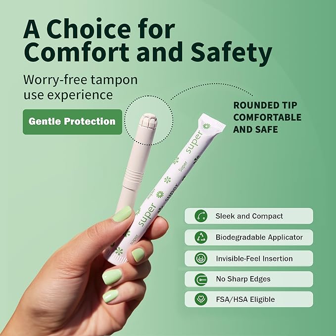 Organic Cotton Tampons &amp Pads Feminine Care Bundle