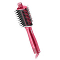 Shark Glossi 2-in-1 Hot Tool and Air Glosser | Ultra-Fast Ultra-Glossy Blowouts at-Home | Heat-Controlled Ceramic Curly Coily and Color Friendly | Raspberry | HT302BP
