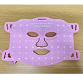 Red Light for FaceRed Light Mask For Face And Neck WomenHeated Infrared Face MaskAnti-Aging InfraredLED 940nm IR white Nude