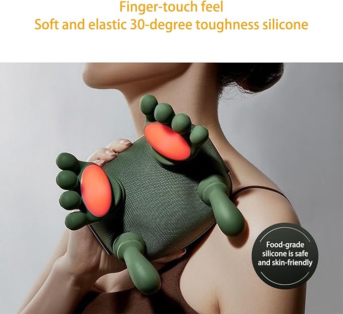 Neck MassagerBionic Heated MassagerShiatsu Neck and Back MassagerCervical Massage for Pain Relief Deep Tissue Massage Back Shoulder