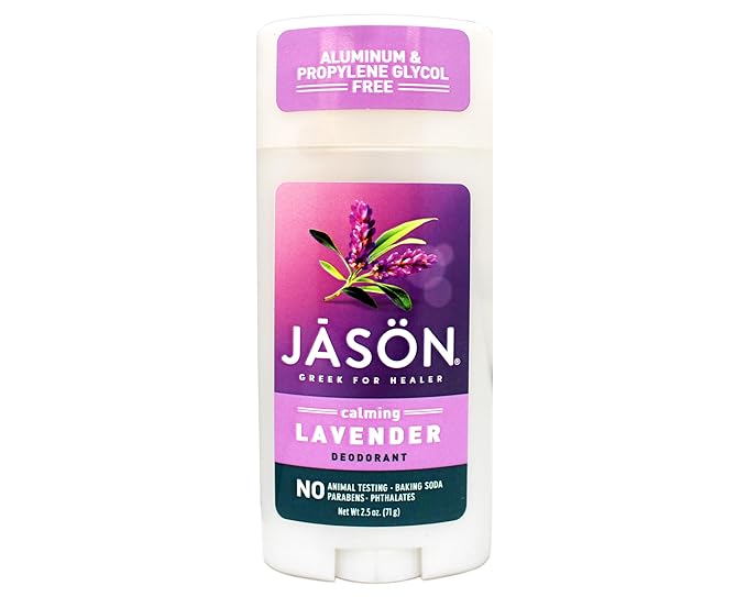 JASON Calming Lavender Deodorant Stick 2.5 Ounce Sticks (Pack of 3)