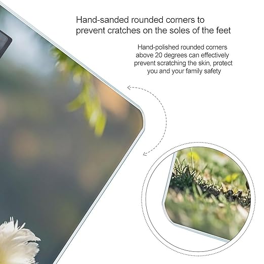 Chicken on The Grass Smart Scale for Body Weight Accurate Bathroom Scale with LED Display Digital Weight Scales Weighing Machine High Precision Scales for Bath Home