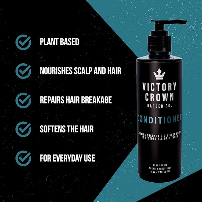 Victory Crown Hydrating Conditioner Deep Moisture Infusion with Coconut Oil &amp Shea Butter 8 Oz