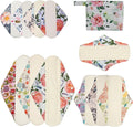 12 Pack Cloth Menstrual PadsReusable Sanitary Pads4 Pieces Panty Liners + 4 Pieces 10 Inch Regular + 3 of 14 Inch Overnight and 1 of Mini BagUnscented