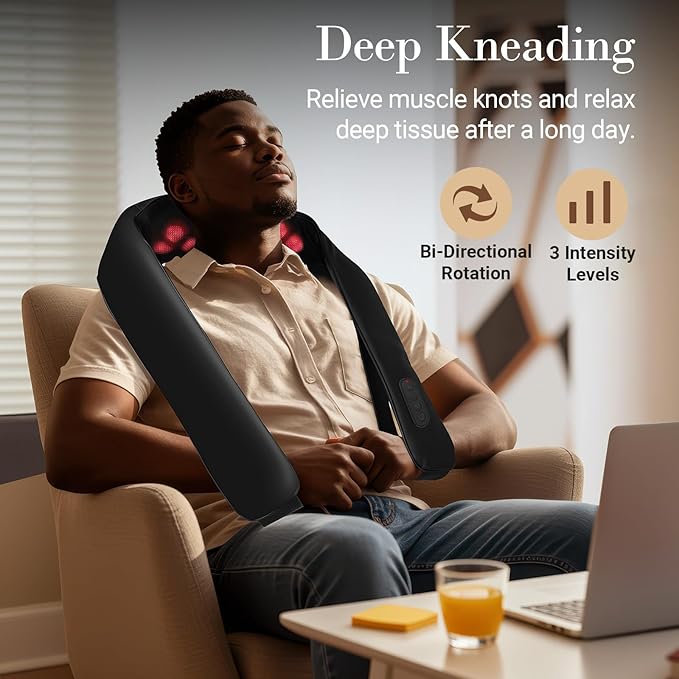 Back and Neck Massager Cordless Neck Massager