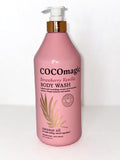 STRAWBERRY VANILLA BODY WASH INFUSED WITH NOURISHING COCONUT OIL AND BOTANCAL EXTARCT 32 FL OZ
