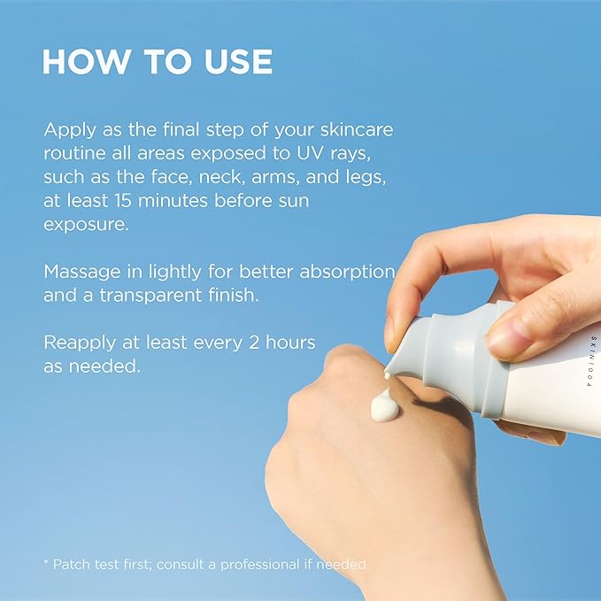 SKIN1004 Centella Hyalu-Cica Water-Fit Sun Serum UV Korean Sunscreen SPF 50 Centella Sunscreen Travel Essentials Sunscreen with Hyaluronic Acid No White Cast Korean Skin Care 1.69 fl.oz / 50ml