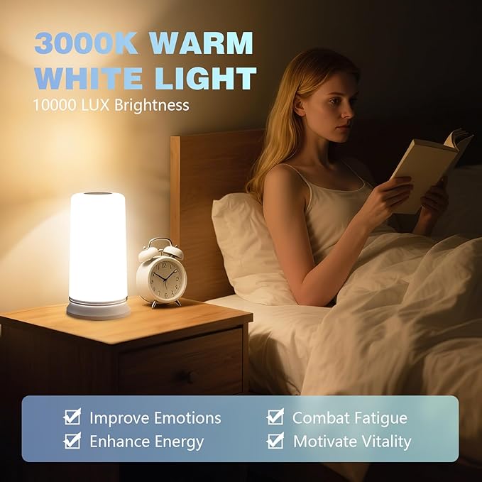 Green Light Migraine Lamp for Headaches Insomnia Anxiety Relief 520nm Narrow Band Green Migraine Light Sleep Aid Lamp to Support Deep Relaxation Dimmable Sleep Device