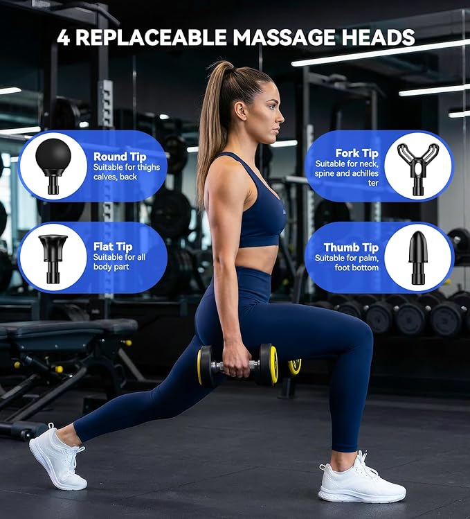Flekzo Massager for Back &amp Neck Deep Tissue Pain Relief Shoulder Massager Black